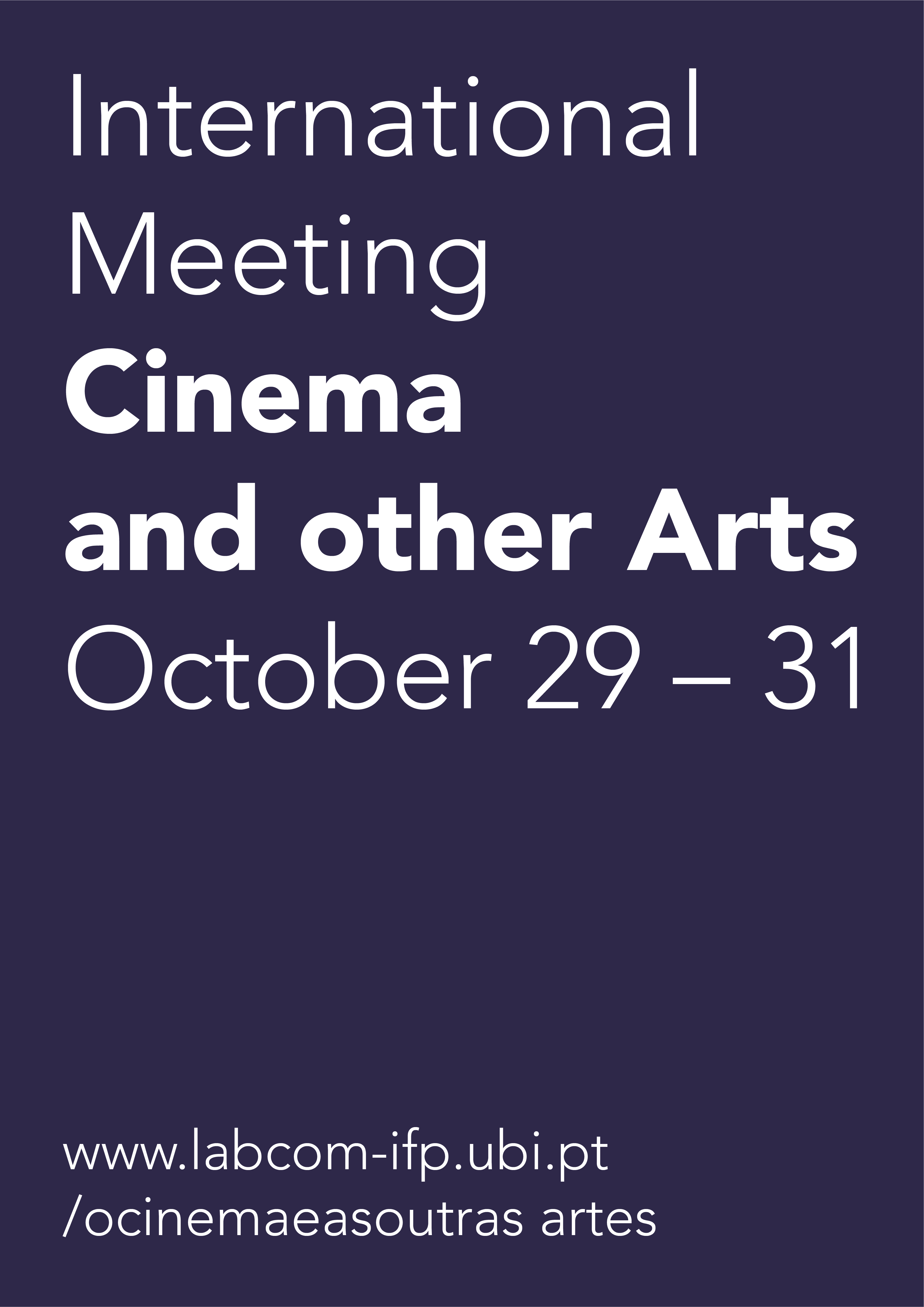 Cartaz - Cinema and other Arts