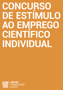 Cartaz - Candidaturas ao Concurso de Estímulo ao Emprego Científico Individual (4ª edição)