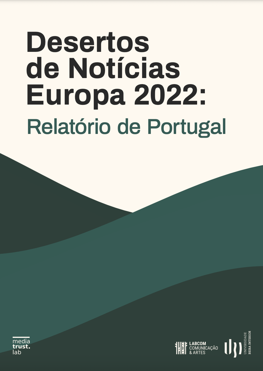 DESERTOS DE NOTÍCIAS EUROPA 2022: RELATÓRIO DE PORTUGAL